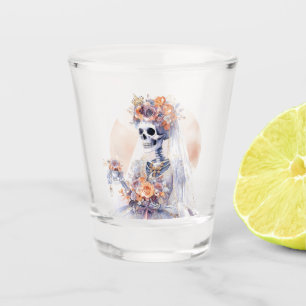 Halloween Skeleton Shot Glass