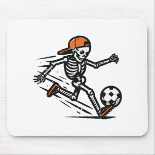 Halloween Skeleton Soccer Footll Costume Men Boys  Mouse Pad