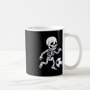 Halloween Skeleton Soccer Player Boys Kids Coffee Mug