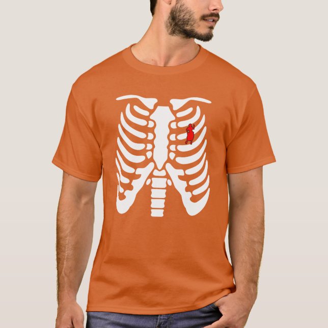 Halloween Skeleton Spanish funny T-Shirt (Front)