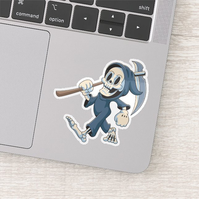 Halloween skeleton sticker  (Detail)