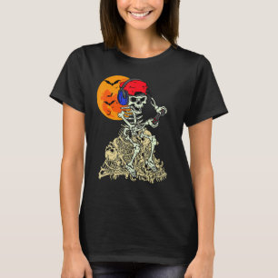 Halloween Skeleton vintage Gamer funny Gaming boys T-Shirt