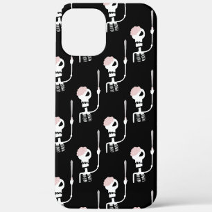 Halloween skeleton with a sword iPhone 12 pro max case