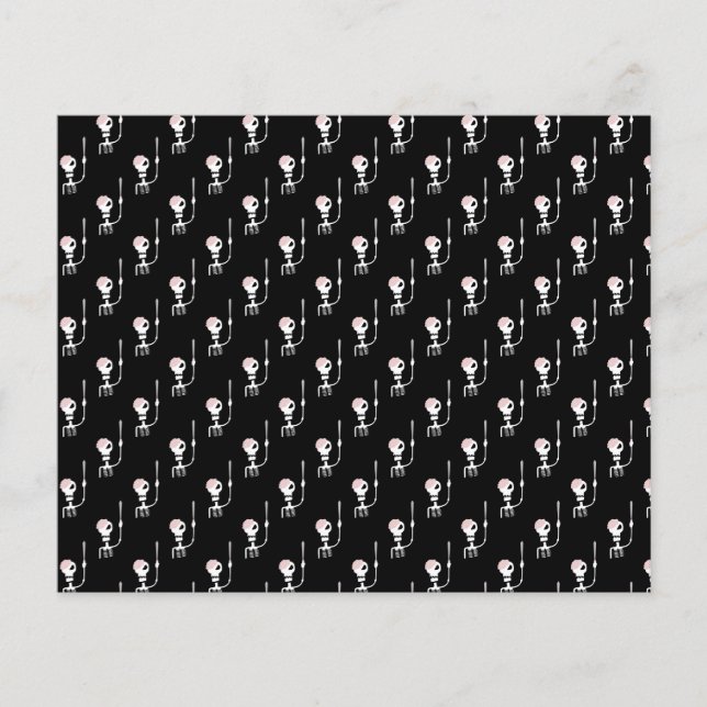 Halloween skeleton with a sword  flyer (Front)