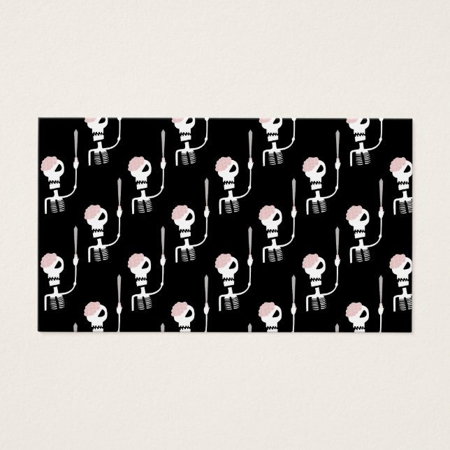 Halloween Skeleton with Sword (Front)