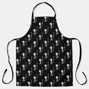 Halloween Skeleton with Sword Apron