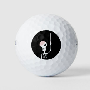 Halloween Skeleton with Sword Golf Balls