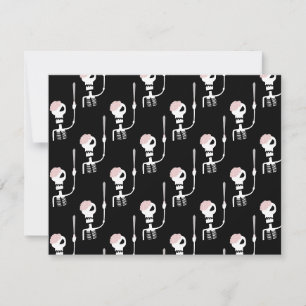 Halloween Skeleton with Sword Save The Date