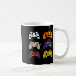 Halloween Skeleton Zombie Gaming Controllers  Coffee Mug