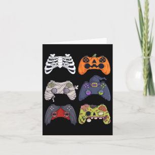 Halloween Skeleton Zombie Gaming Controllers Mummy Card