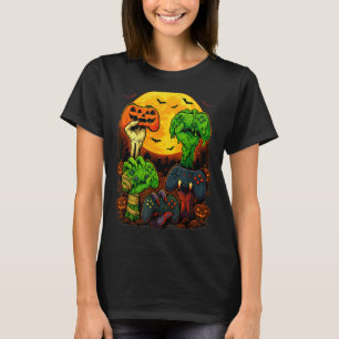 Halloween Skeleton Zombie Mummy Gaming Controller T-Shirt