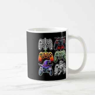 Halloween Skeleton Zombie Mummy Gaming Controllers Coffee Mug