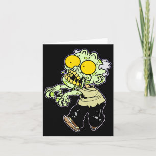 Halloween Skeleton Zombie Playful Costumes Collect Card