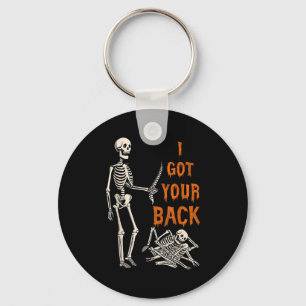 Halloween Skeletons Ive Got Your Back Costume Men  Key Ring