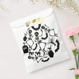 Halloween Skeletons Macabre Dance Favour Bags