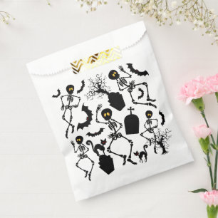 Halloween Skeletons Macabre Dance Favour Bags