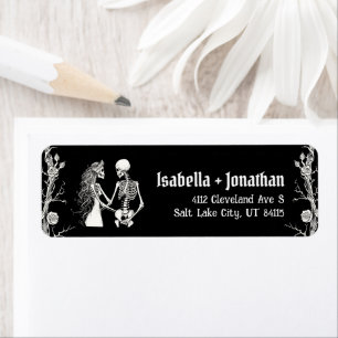 Halloween Skeletons Till Death Do Us Part Wedding