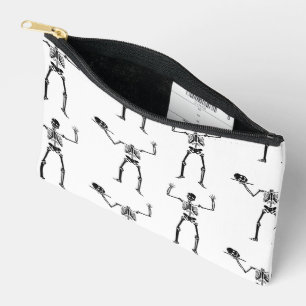 Halloween Skeletons, Trick Or Treat, Boo Accessory Pouch