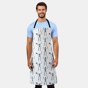 Halloween Skeletons, Trick Or Treat, Boo Apron