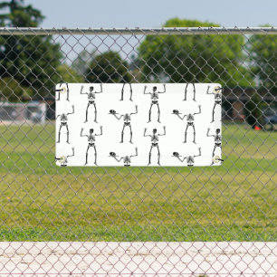 Halloween Skeletons, Trick Or Treat, Boo Banner