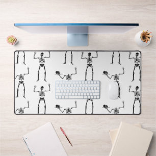 Halloween Skeletons, Trick Or Treat, Boo Desk Mat