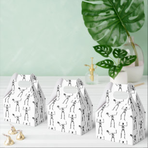 Halloween Skeletons, Trick Or Treat, Boo Favour Box