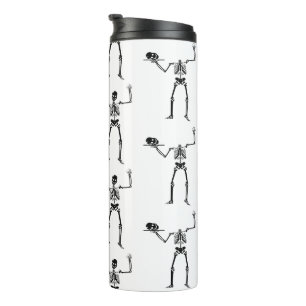 Halloween Skeletons, Trick Or Treat, Boo Thermal Tumbler