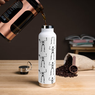 Halloween Skeletons, Trick Or Treat, Boo Water Bottle
