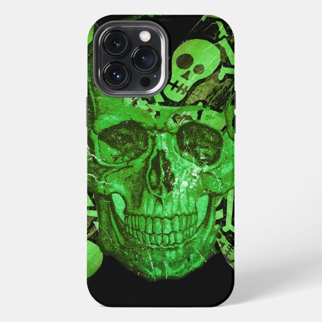 Halloween Skull #2 iPhone Case (Back)
