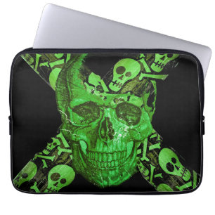 Halloween Skull #2 Laptop Sleeve