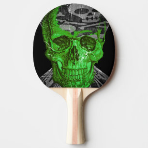 Halloween Skull #2 Ping Pong Paddle
