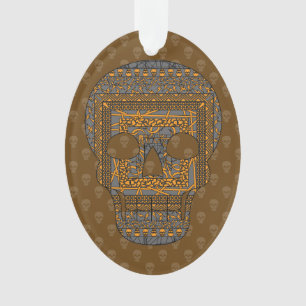 Halloween Skull Acrylic Ornament