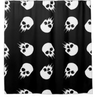 halloween skull black white skeleton