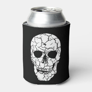 Halloween skull can cooler
