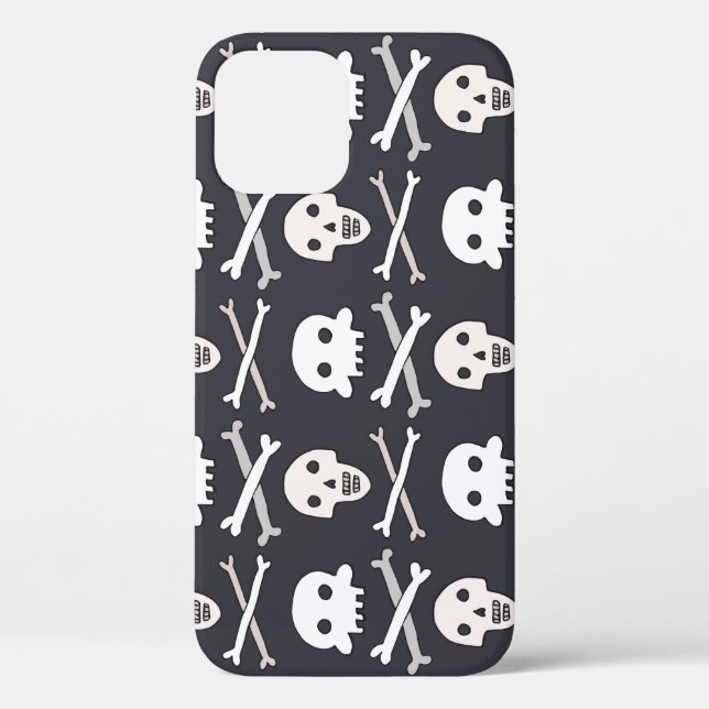Halloween Skull Colourful Pattern Case-Mate iPhone Case (Back)