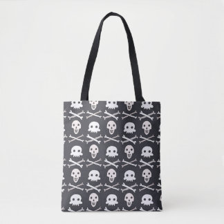 Halloween Skull Colourful Pattern Tote Bag