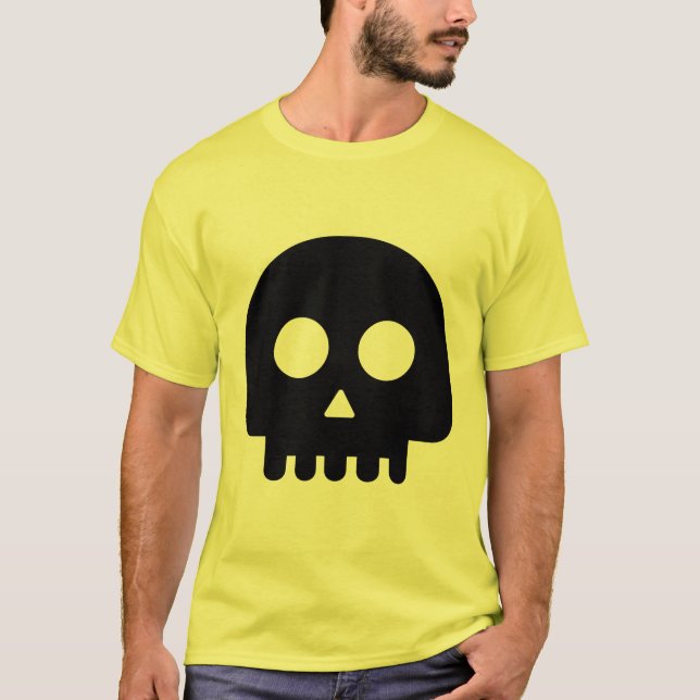 Halloween Skull Comb T-Shirt (Front)