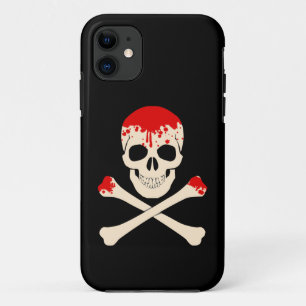 halloween skull crossbones bloody skeleton Case-Mate iPhone case