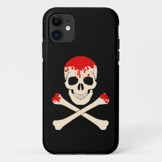 halloween skull crossbones bloody skeleton Case-Mate iPhone case