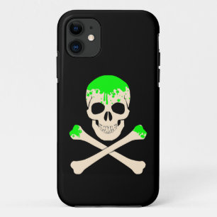 halloween skull crossbones slime skeleton Case-Mate iPhone case