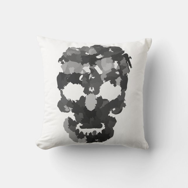 Halloween Skull Cushion (Front)