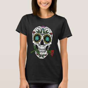 Halloween Skull Dia de los Muertos Day of the Dead T-Shirt