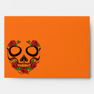 Halloween Skull Envelope