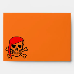Halloween Skull Envelope