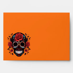 Halloween Skull Envelope