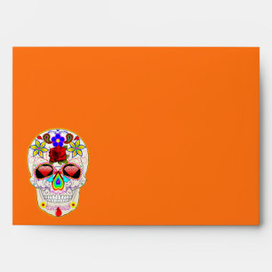 Halloween Skull Envelope