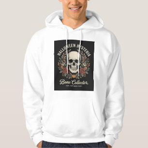 Halloween Skull Floral Bone Collector Design_1 Hoodie