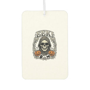 Halloween Skull Graphic Vintage Engraving Shirt Ar Car Air Freshener