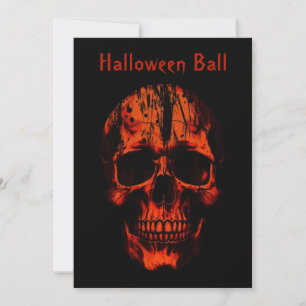 Halloween Skull Invitation