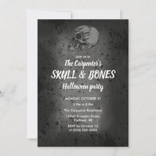 Halloween Skull Invitation